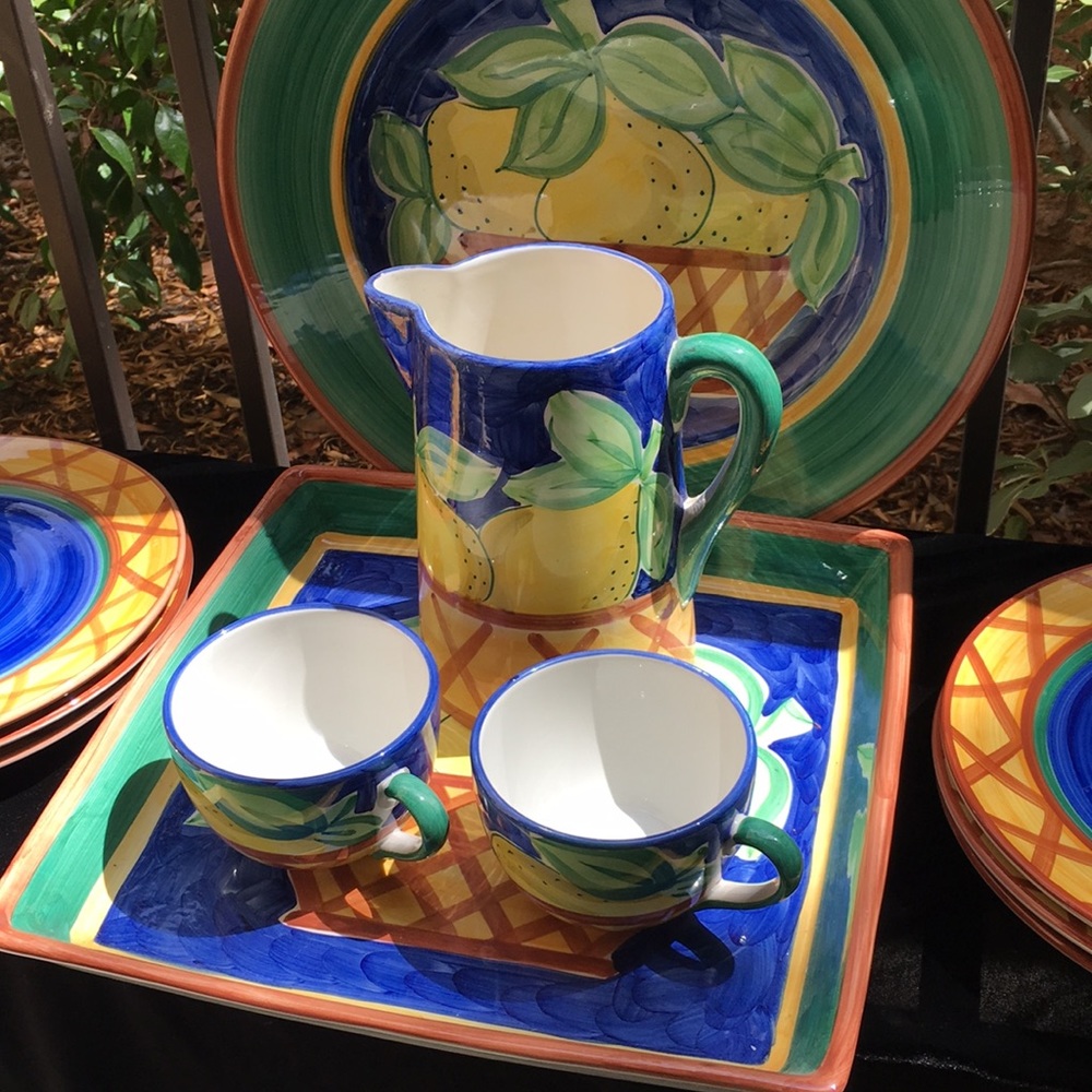 Beautiful Country Style Ceramic Dish Set